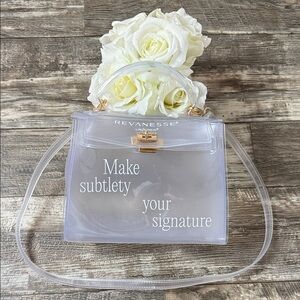 REVANEESE BY PROLLENIUM Beautiful Clear Handbag Crossbody.